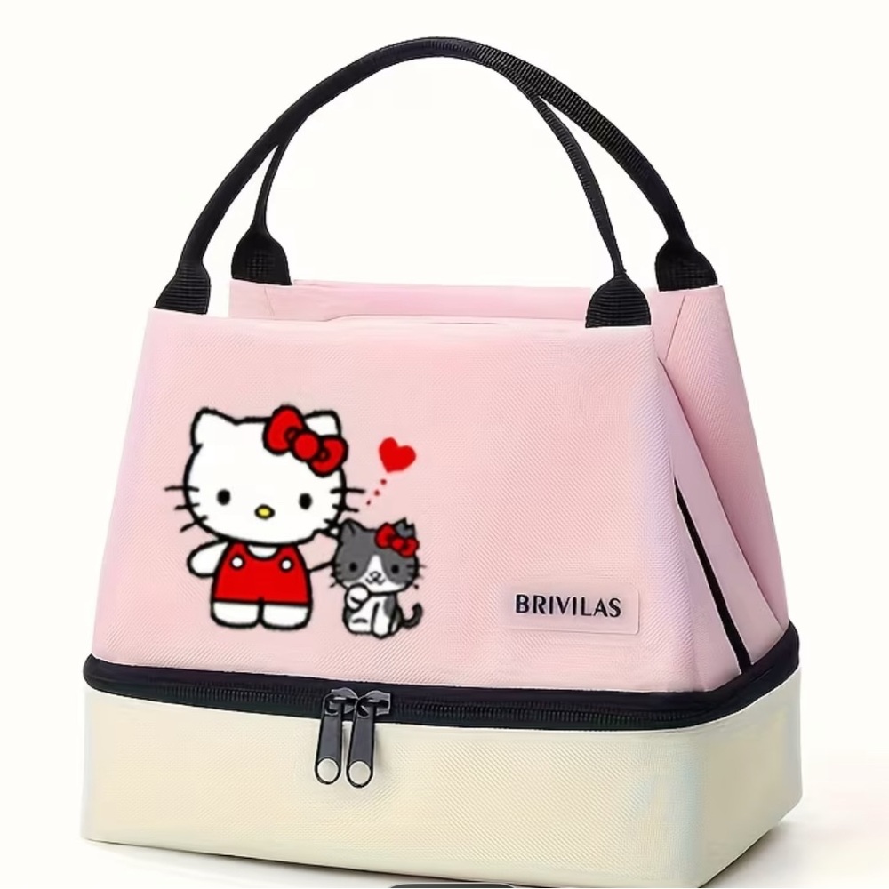 Sanrio Hello Kitty Oxford Cloth Lunch Storage Bag